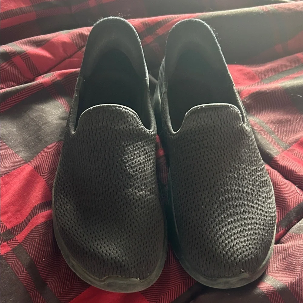Skechers Women's Black Slip-On Loafers - Picture 6 of 7